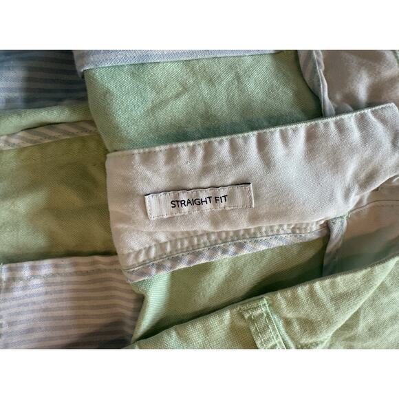 BONOBOS Men Wednesday Straight Fit 100% Cotton Chino Pants - 38 X 32 Light Green - Picture 4 of 5